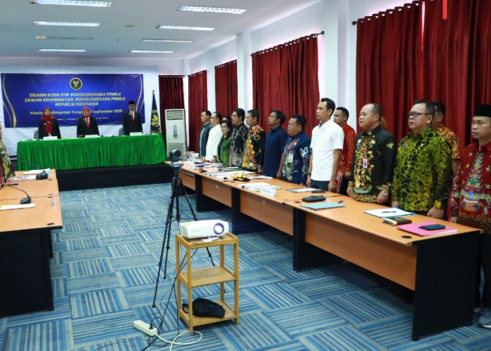 DKPP Sidang Dugaan Pelanggaran Etik KPU Kalteng Terkait PAW DPRD, Bantah Dalil Pengadu
