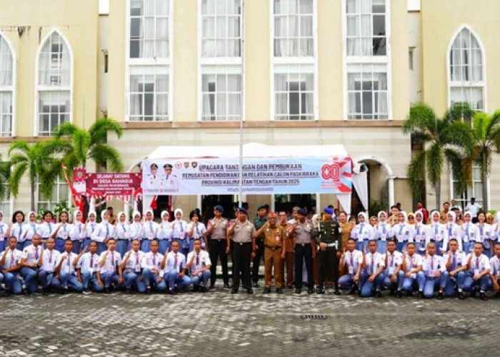 Pusdiklat Paskibraka Kalteng 2025 Resmi Dibuka, 54 Calon Siap Kibarkan Merah Putih