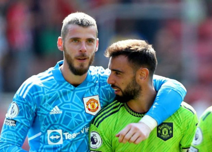 David de Gea Pulang ke Old Trafford! Bruno Fernandes Siap Cetak Gol ke Gawang Sang Sahabat