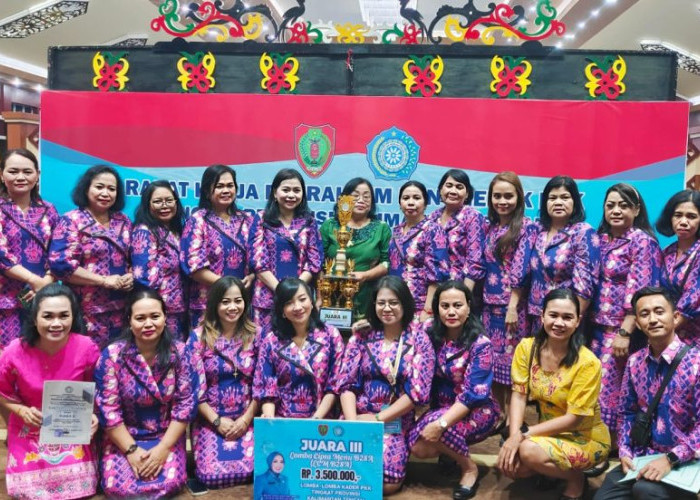 Gunung Mas Sabet 3 Juara di Rakerda PKK Kalteng 2025, Bukti Kader Solid dan Kreatif