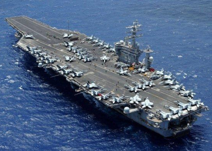 Ketegangan Iran-Israel Memuncak! AS Kerahkan Kapal Induk Nuklir USS Nimitz ke Timur Tengah