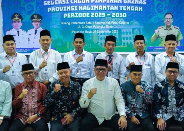 Seleksi Terbuka Calon Pimpinan BAZNAS Kalteng 2025–2030 Resmi Mulai, 13 Peserta Siap Berebut Kursi