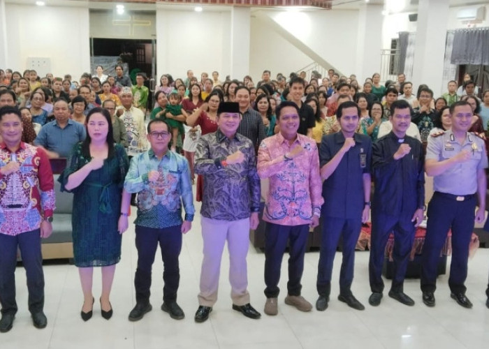 Safari Natal 2025, Bupati Barito Timur Ajak Warga Jaga Toleransi dan Kebersamaan