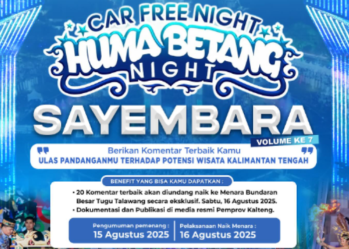Sayembara Huma Betang Night Vol. 7, Warga Suarakan Pesona Wisata Kalteng