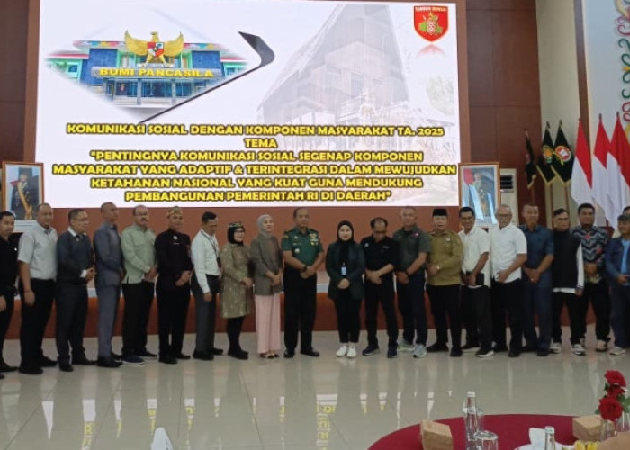 Kodam XXII/Tambun Bungai Gelar Komunikasi Sosial untuk Perkuat Ketahanan Nasional