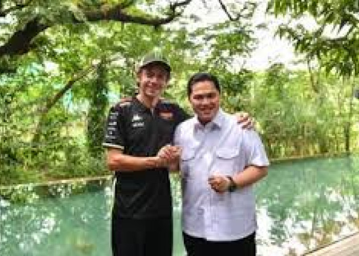 MotoGP Mandalika, Erick Thohir Jamuan Valentino Rossi di Lombok