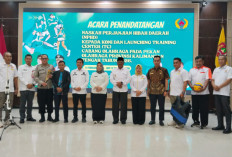 Pemkab Kobar Sahkan Dana Hibah KONI dan Training Center