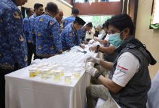 520 ASN Pemprov Jalani Tes Urine Dadakan, Komitmen Wujudkan Kalteng BERSINAR